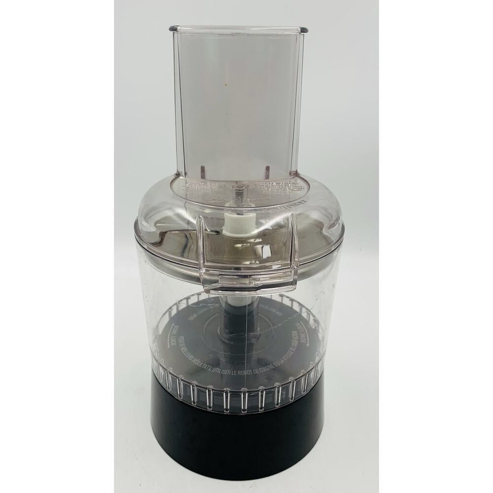 Cuisinart AFP-7 Smart Power Duet Food Processor Used Color Black W/Blade